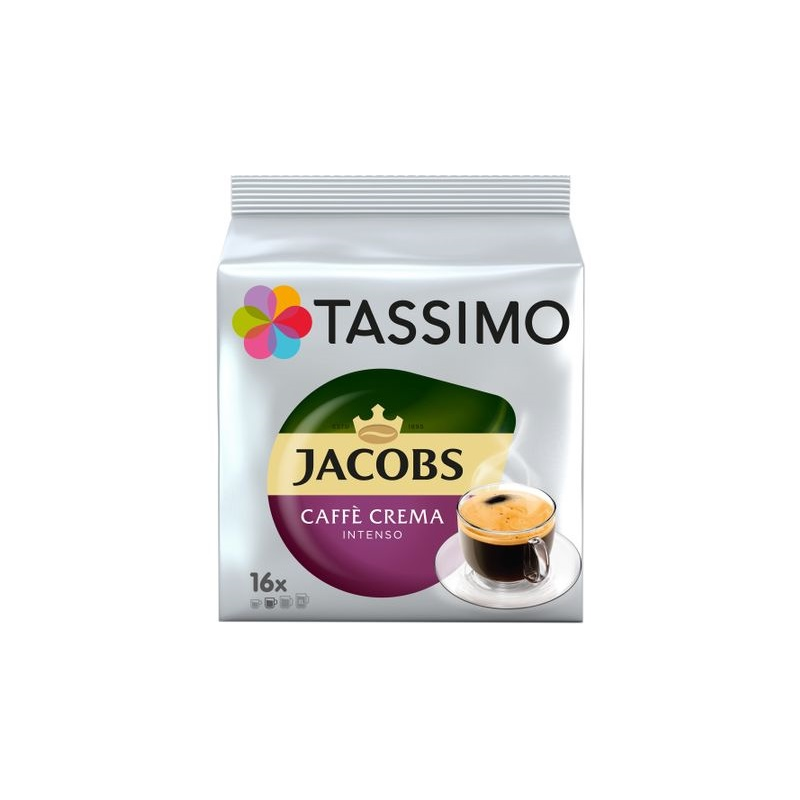  Capsule Cu Cafea Jacobs Tassimo Caffe Crema Intenso - 16 Capsule - 133gr/pachet 