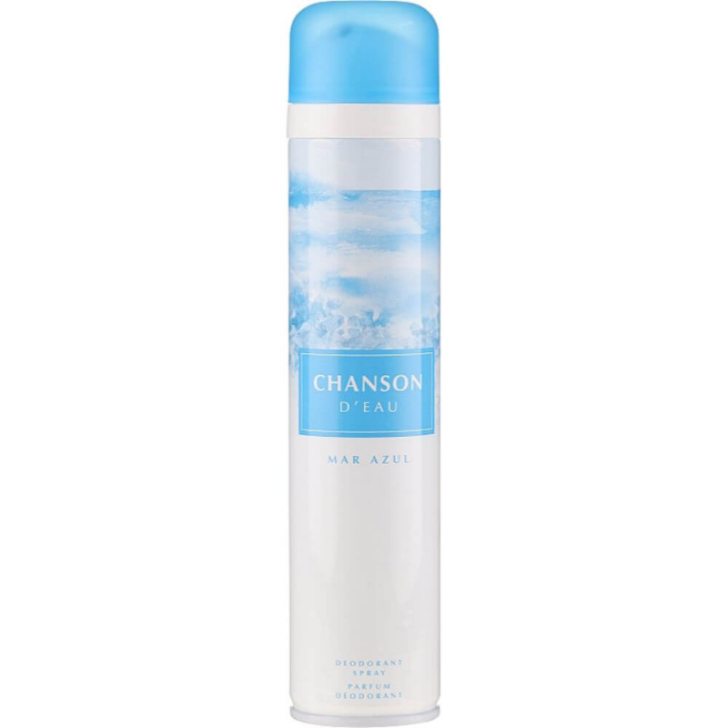  Spray Deodorant Antiperspirant Chanson D'Eau Mar Azul, 200 ml, pentru Femei 