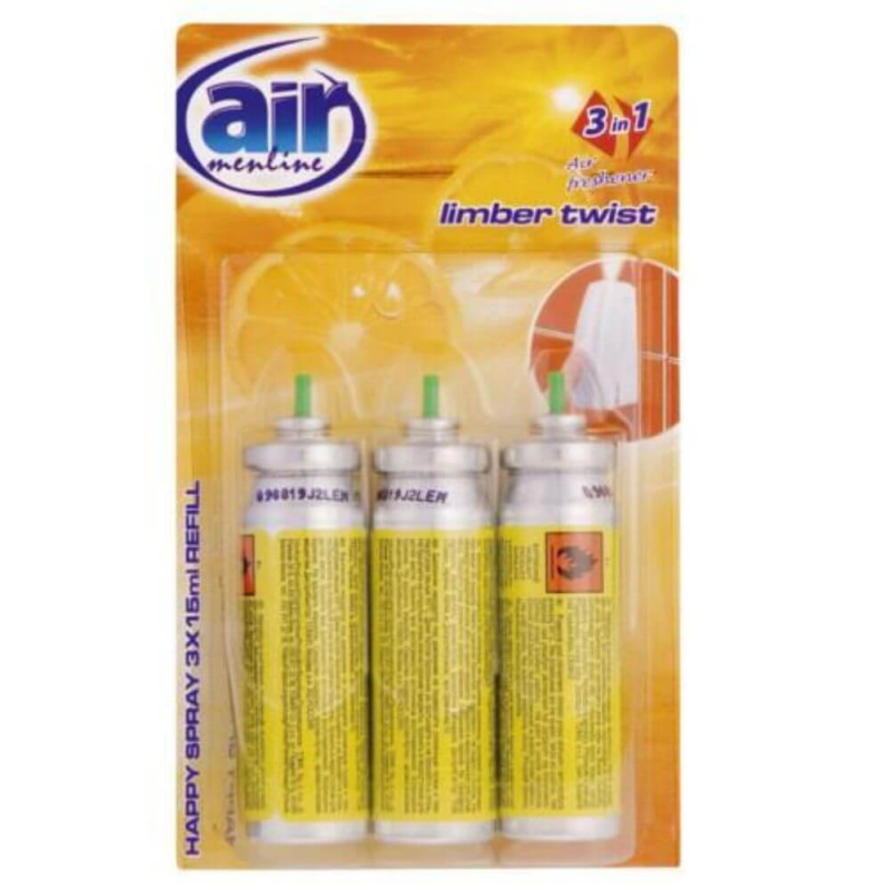 Rezerve Odorizant Spray AIR Limber Twist, 15 ml, 3 Buc/Set
