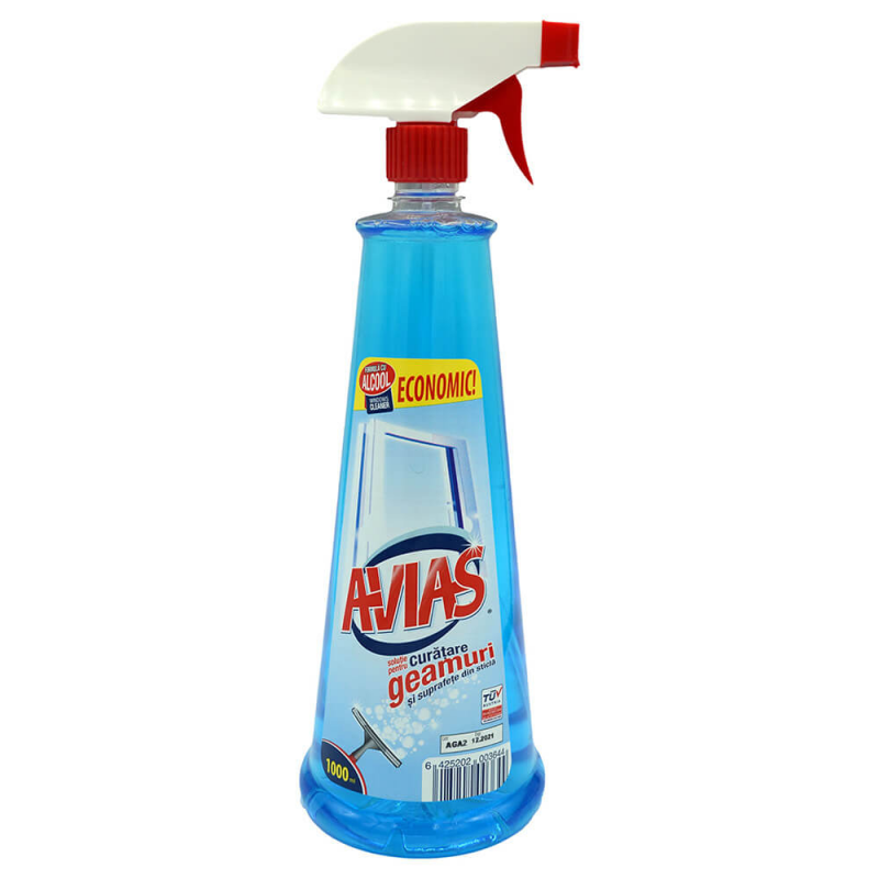 Solutie Spray Geamuri AVIAS, 750 ml, Albastra