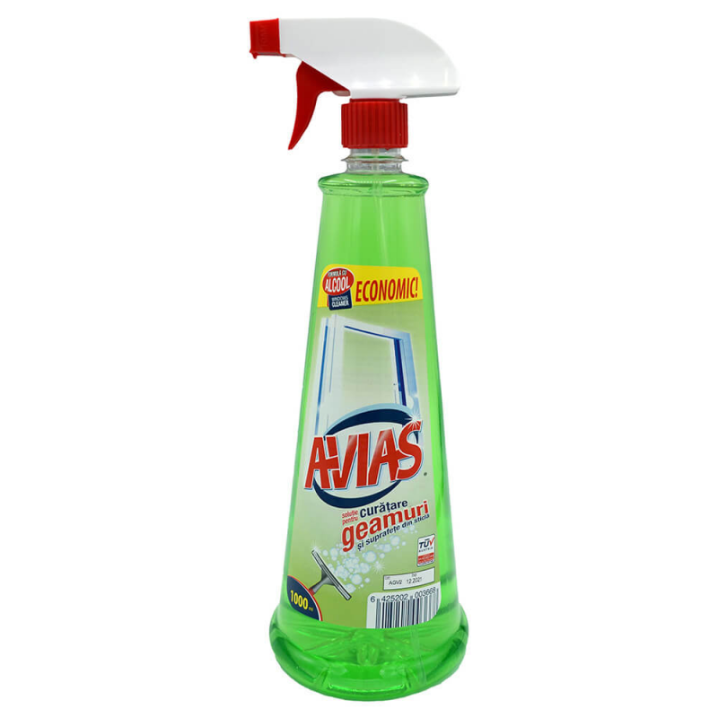  Solutie Spray Geamuri AVIAS, 750 ml, Verde 