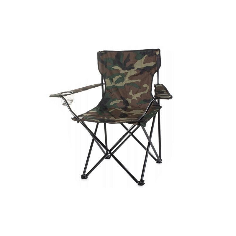  Scaun pliabil camuflaj pentru camping, gradina, pescuit, 85x53x85 cm 