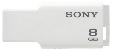  Memorie USB Sony Micro Vault USM8GM 8GB, Mini, White 