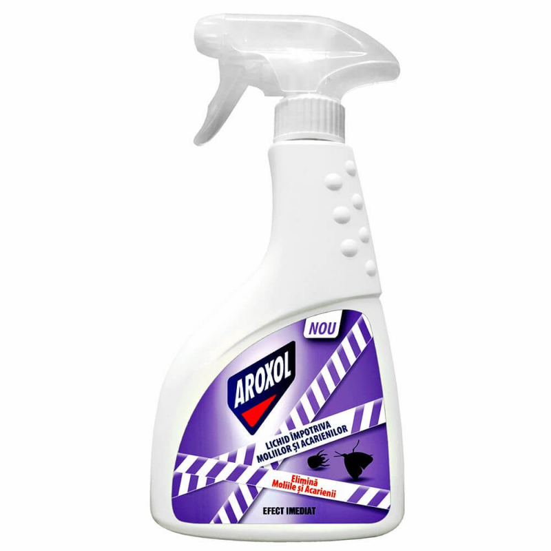  Spray Insecticid Aroxol Instant, 300 ml, Importiva Moliilor si Acarienilor 