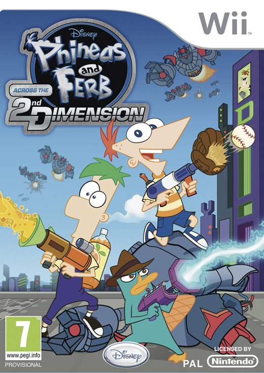  Joc Phineas and Ferb Across The Second Dimension pentru Wii 