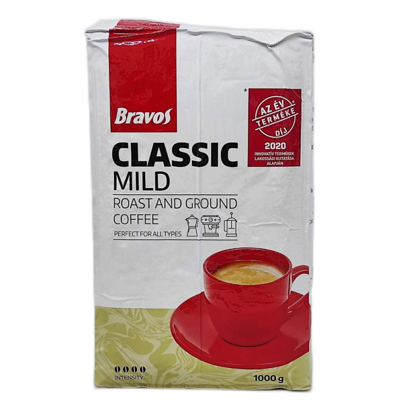  Cafea Macinata Bravos Classic Mild, 1000 g 