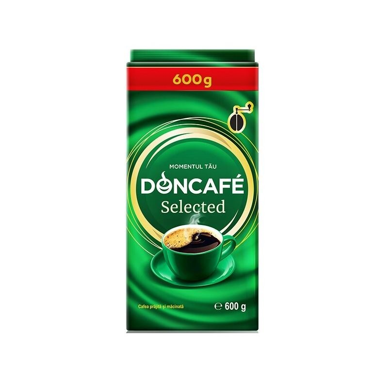  Cafea Doncafe Selected Macinata, 600 G 