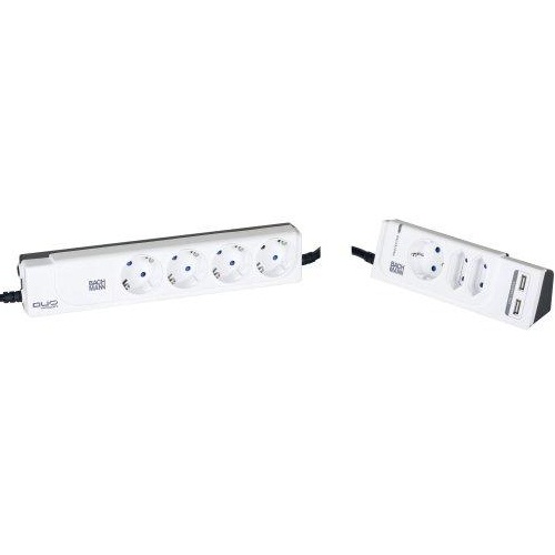  Prelungitor Duo Power Bachmann 335.054, cu 2 iesiri si 2 dispozitive de incarcare cu 2 porturi USB 