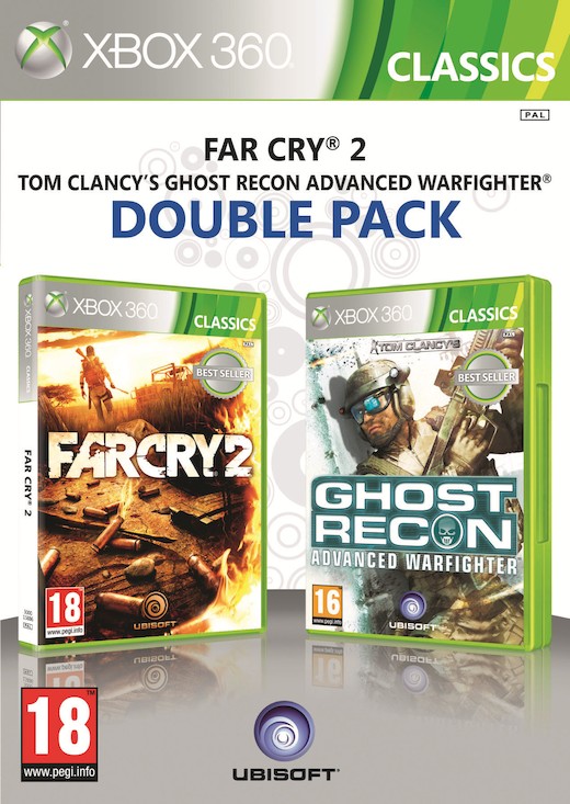  Joc Far Cry 2 + Ghost Recon: Advanced Warfighter pentru Xbox 360 