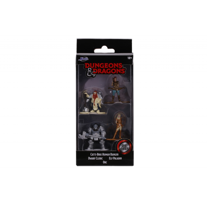 Dungeons and Dragons - Set 4 nanofigurine, 4 cm