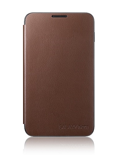  Husa Samsung Flip Cover EFC-1E1CDECSTD pentru Galaxy Note, Maro 