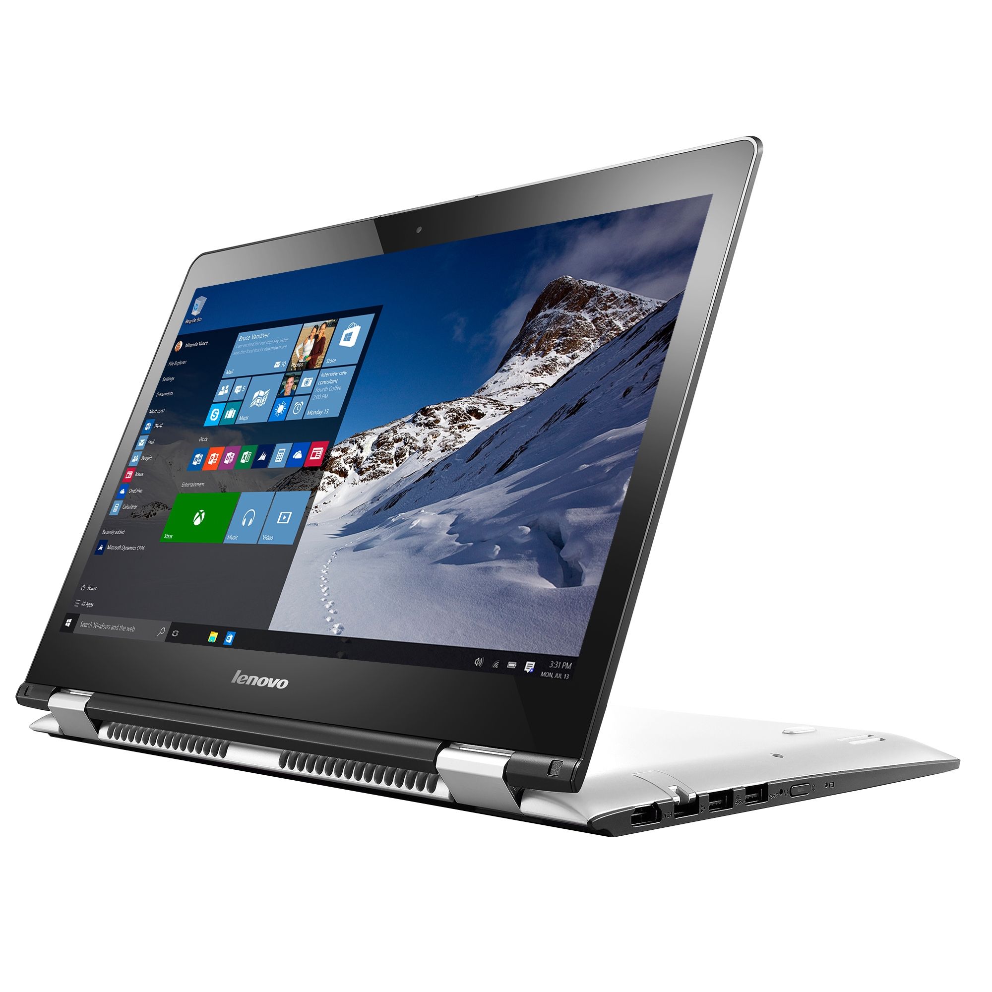  Laptop 2 in 1 Lenovo Yoga 500, Intel Core i3-5005, 4GB DDR3, HDD 1TB, Intel HD Graphics, Windows 10 Home 