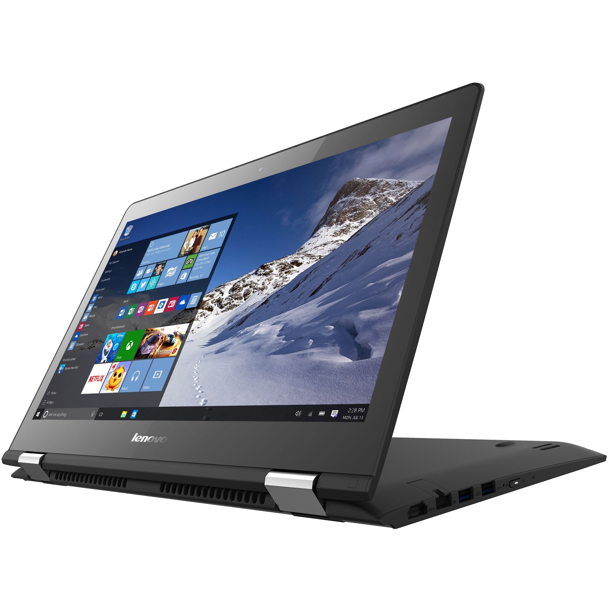  Laptop 2 in 1 Lenovo Yoga 500-14IBD, Intel Core i3-5005U, 4GB DDR3, SSD 128GB, Intel HD Graphics, Windows 10 Home 