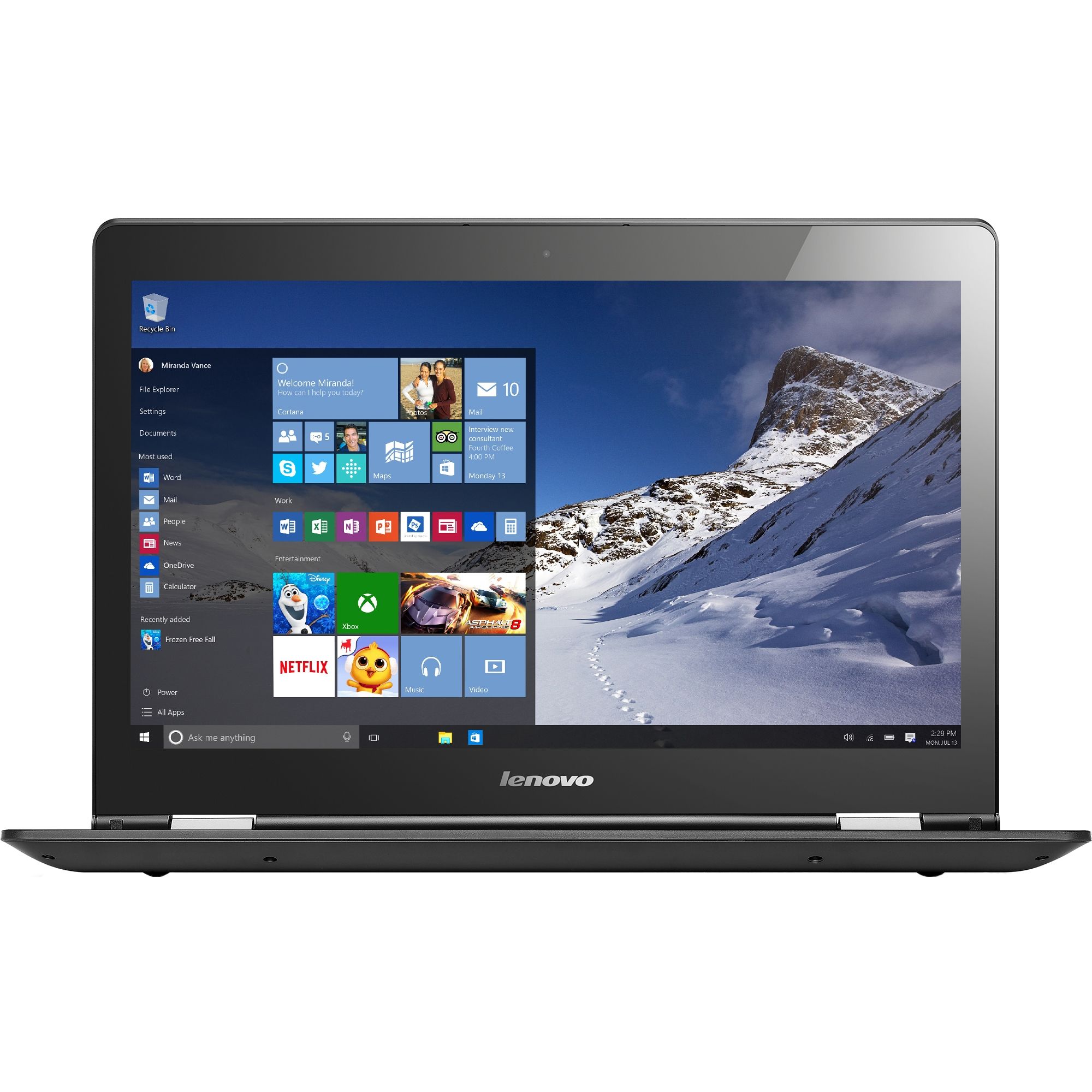  Laptop 2 in 1 Lenovo Yoga 500-15, Intel Core i7-6500U, 6GB DDR3, HDD 1TB, nVidia GeForce 920M 2GB, Windows 10 