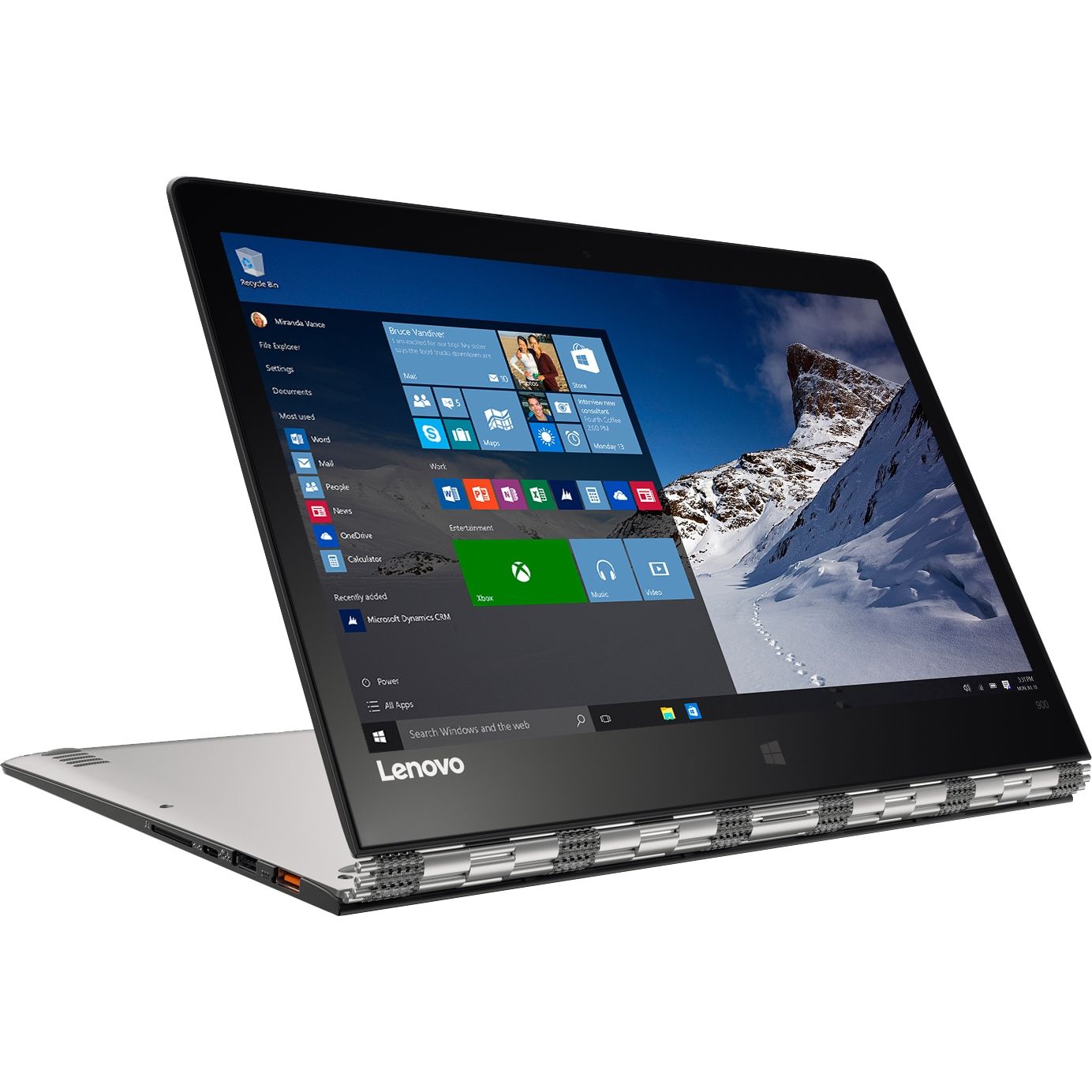 Laptop 2 in 1 Lenovo Yoga 900-13, Intel Core i5-6260U, 8GB DDR3, SSD 256GB, Intel Iris Graphics, Windows 10 Home