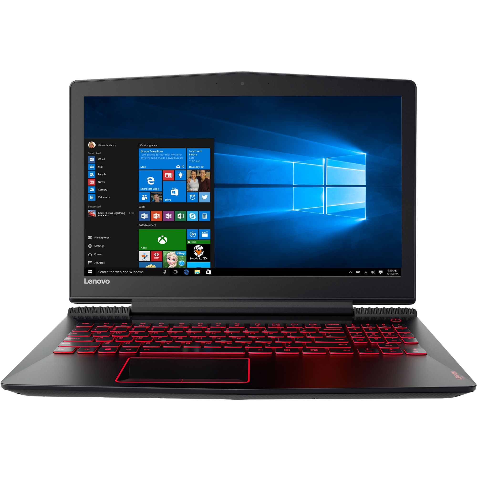 Laptop Gaming Lenovo Legion Y520-15IKBN, Intel Core i7-7700HQ, 8GB DDR4, HDD 1TB, nVidia GeForce GTX 1050 4GB, Windows 10 Home