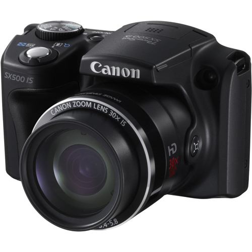  Aparat foto digital Canon PowerShot SX500 IS, 16MP, Black 