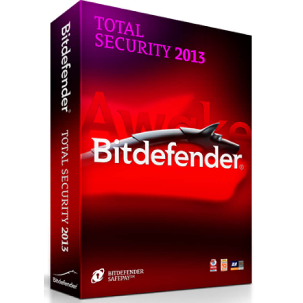  Bitdefender Antivirus Total Security 2013, 1 an, 1 utilizator, Retail 