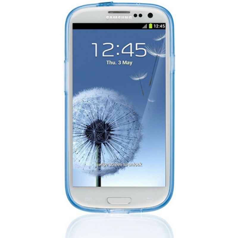  Capac de protectie Samsung FC-1G6WBECSTD pentru Galaxy S3, Albastru 