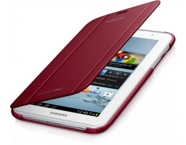  Husa Samsung Book Cover Garnet EFC-1G5SRECSTD pentru Galaxy Tab2 7.0", Rosu 