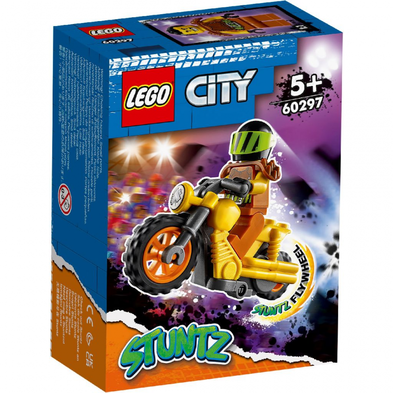 LEGO City Stuntz - Motocicleta de cascadorie pentru impact 60297
