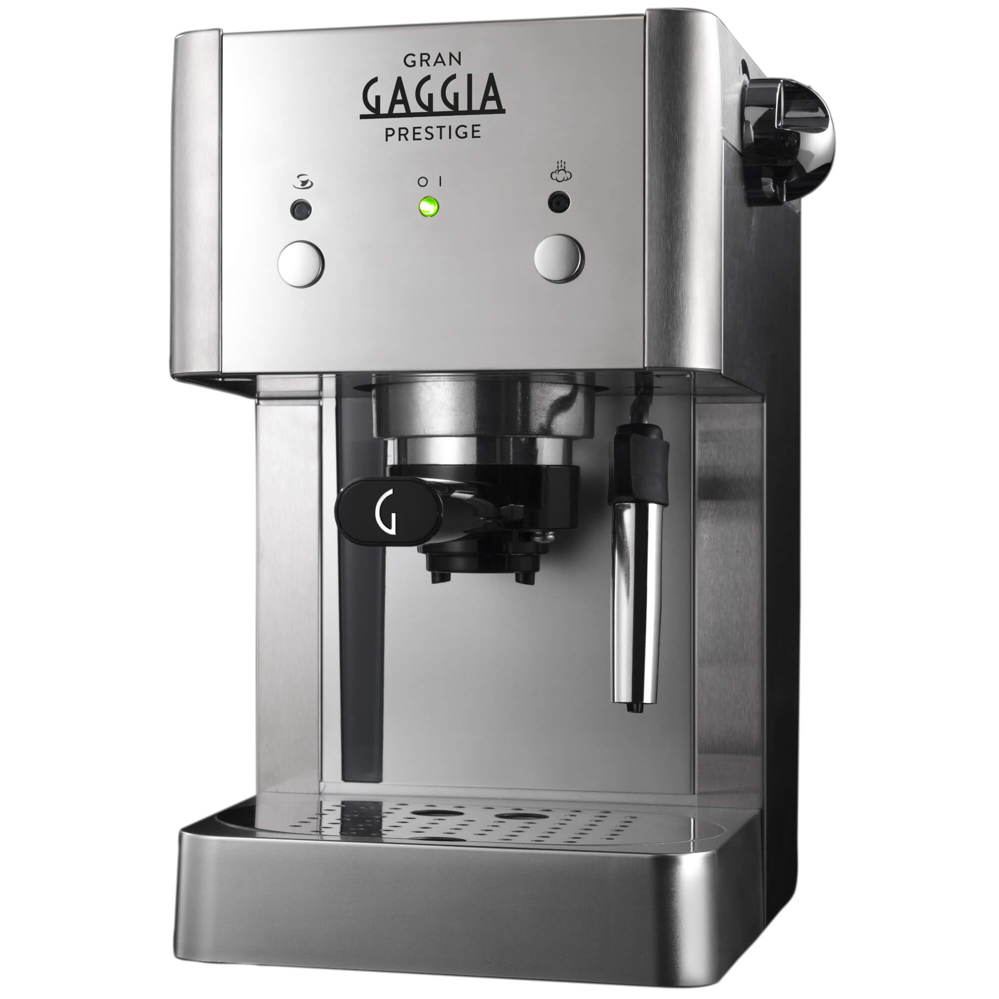 Espressor manual Gaggia Gran Prestige GES-GR-03PG, 950 W, 1 L, 15 bar, Argintiu 