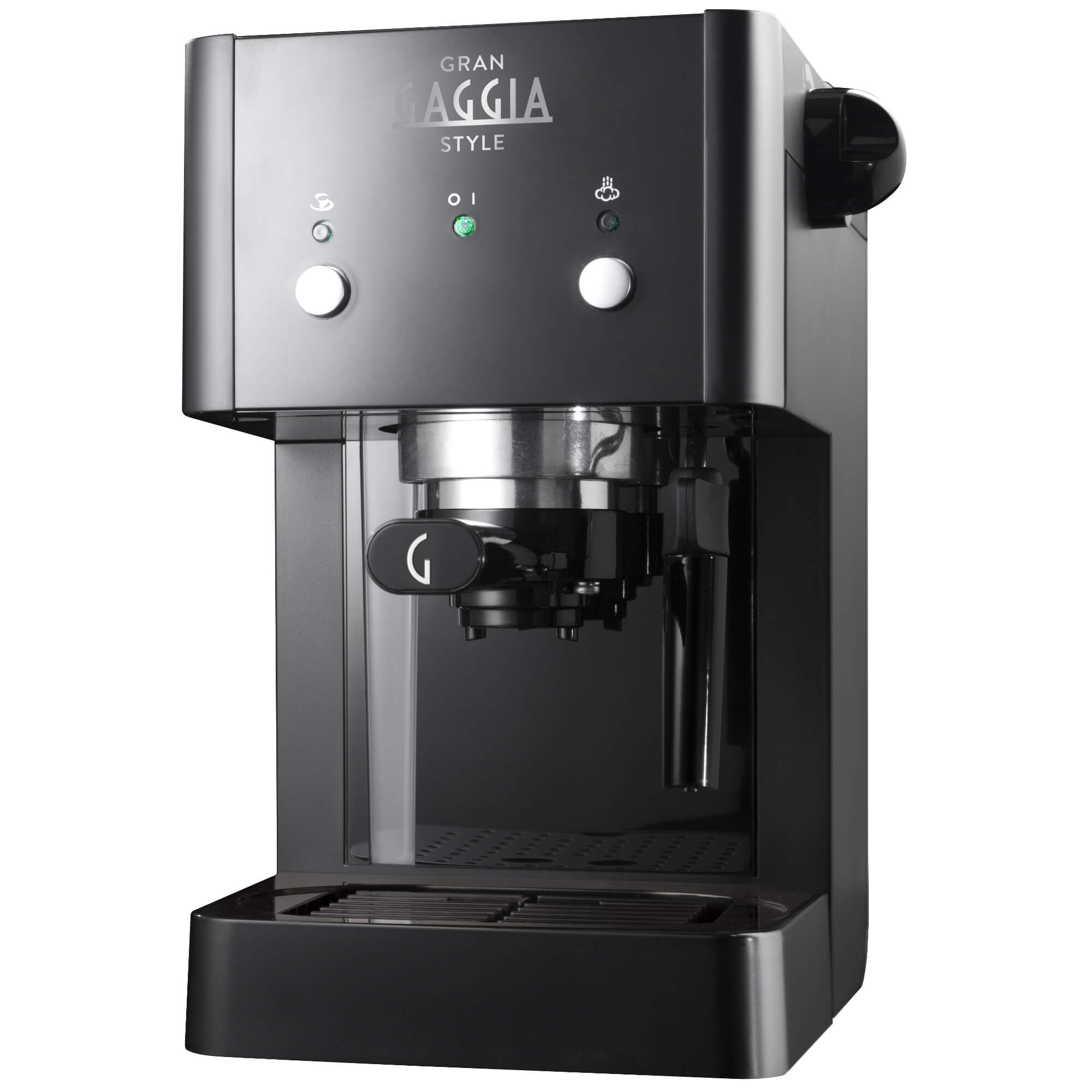 Espressor manual Gaggia Gran Style, 950 W, 1 L, 15 bar, Negru