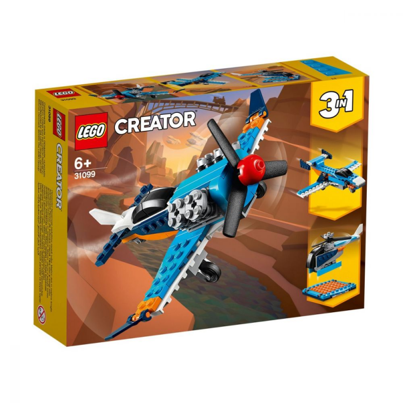  LEGO Creator - Avion cu elice 3 in 1, 31099 