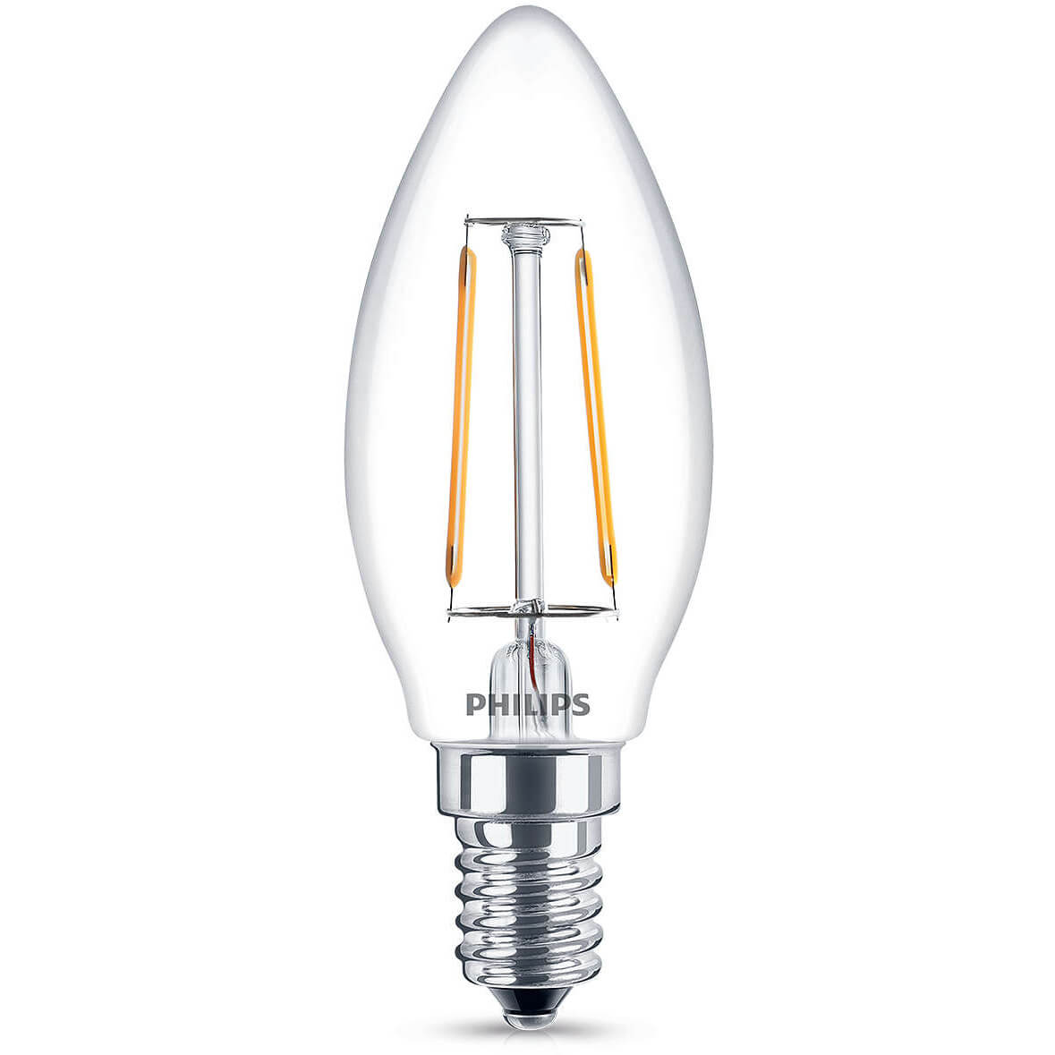 Bec LED lumanare Philips Classic, 2.3W, Soclu E14 