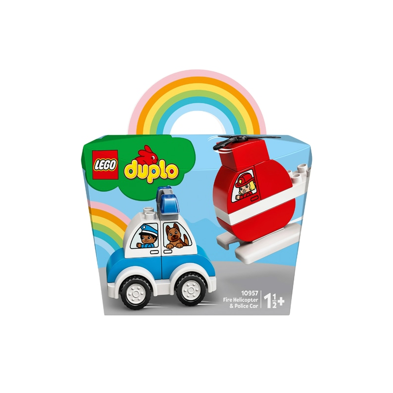 LEGO DUPLO Elicopter De Pompieri Si Masina De Politie 10957