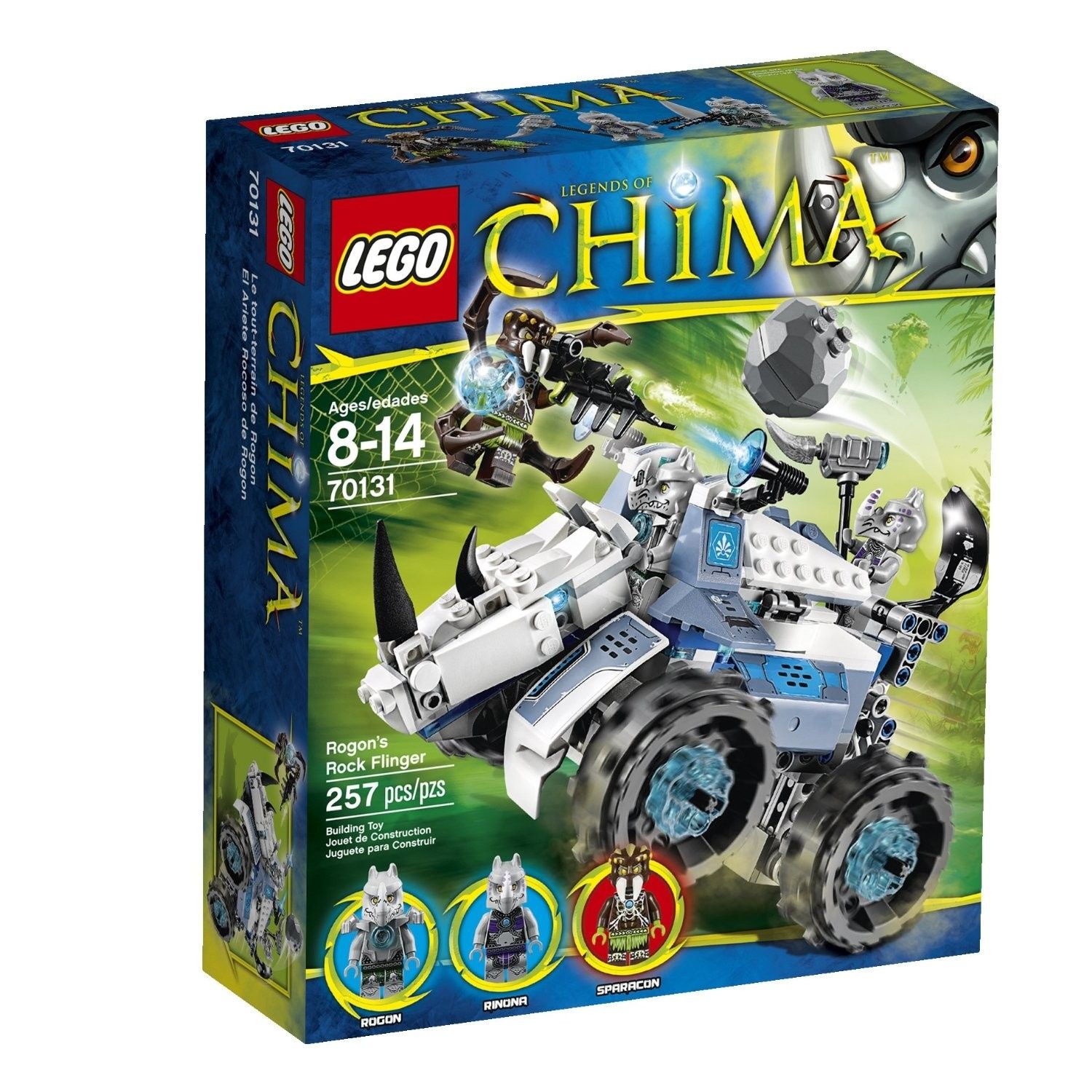  Set de constructie LEGO Chima - Rogon`s Rock Flinger 70131 