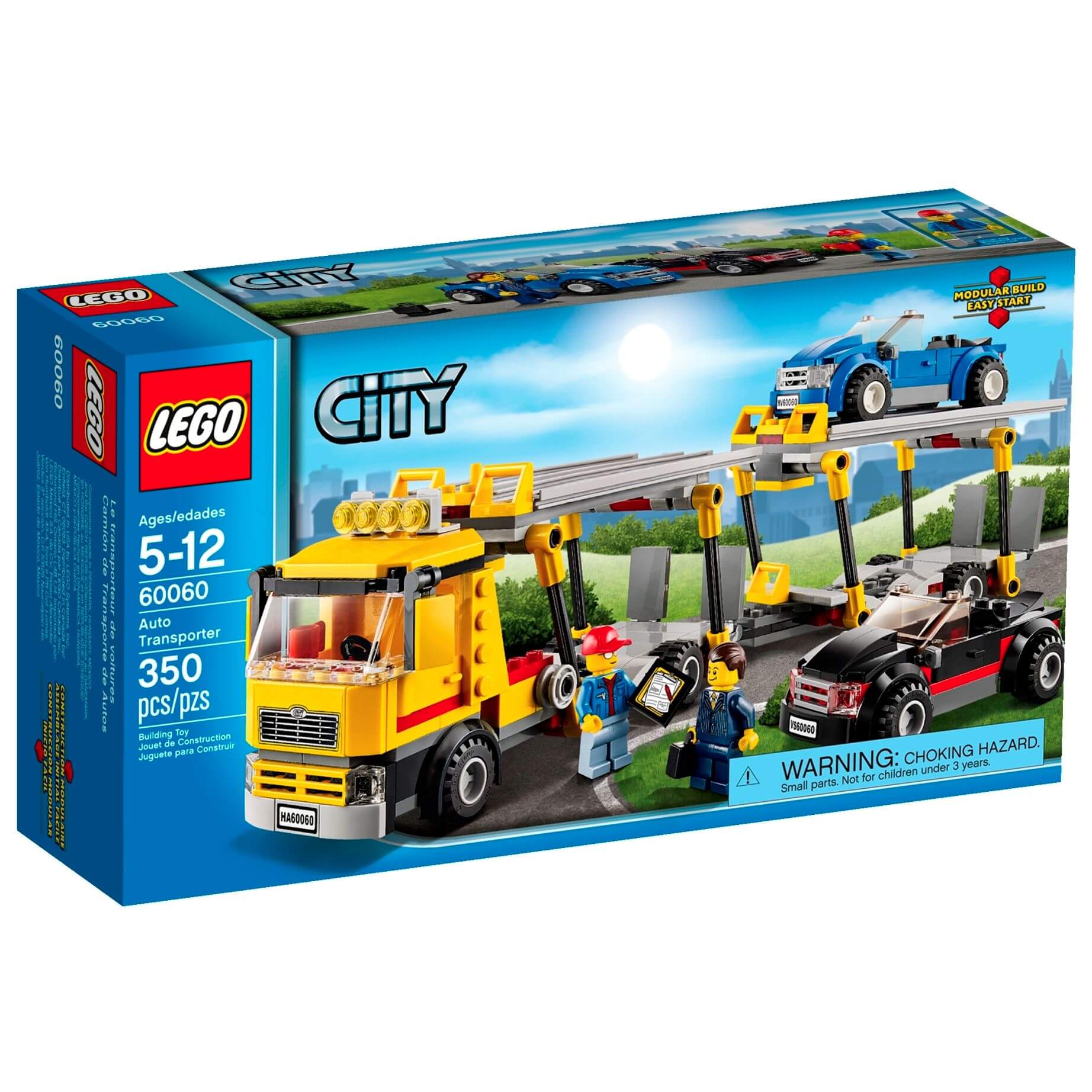  Set de constructie LEGO City - Great Vehicles Auto Transporter 60060 