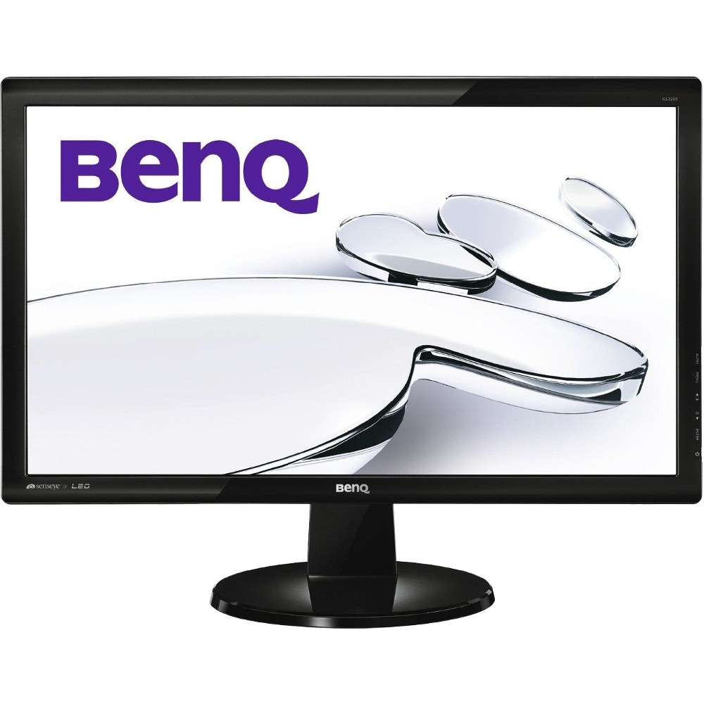  Monitor LED BenQ GL2250, 21.5", Full HD, DVI, Flicker Free, Negru 