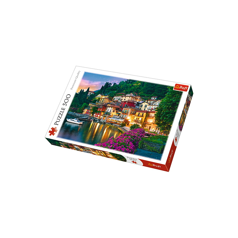 Puzzle Trefl, Lacul Como Italia, 500 piese