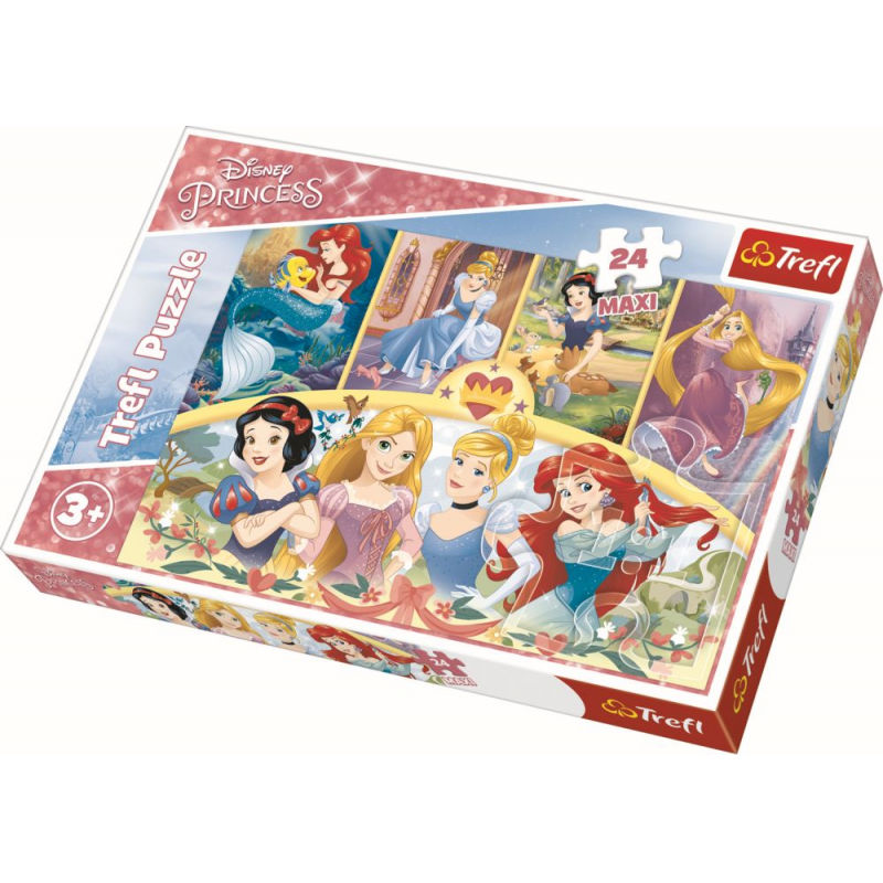 Puzzle Trefl Maxi, Disney Princess, Amintiri magice, 24 piese