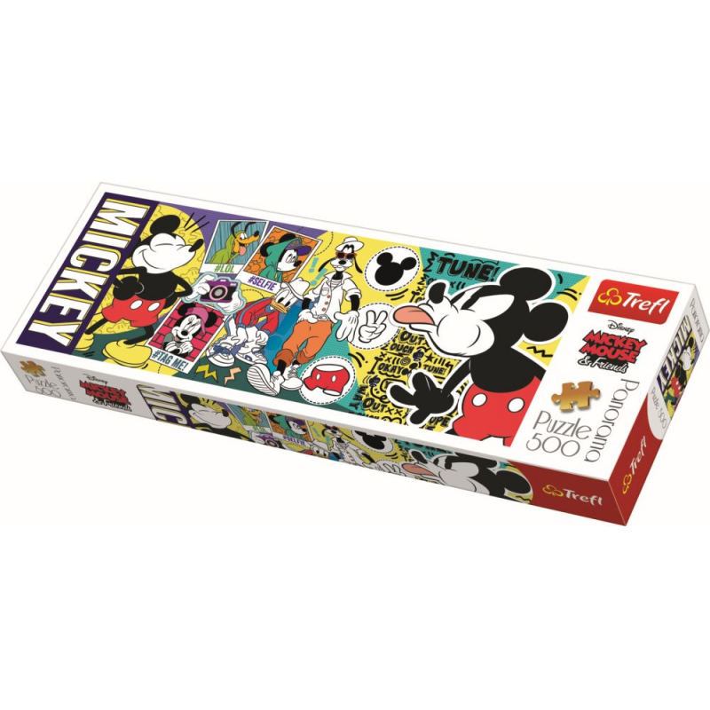  Puzzle Trefl, Disney Mickey Mouse - Legendarul Mickey Mouse, 500 piese 