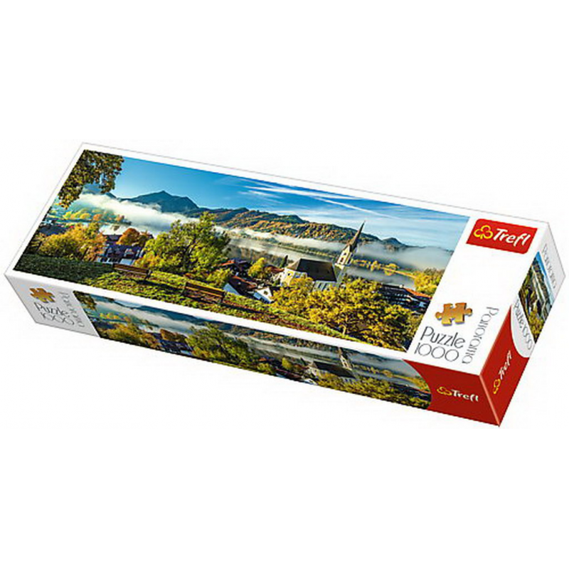  Puzzle Trefl, Panorama lac, 1000 piese 