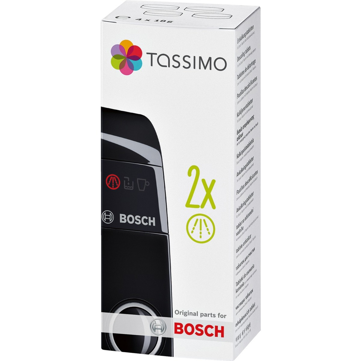 Pastile decalcifiere Bosch TCZ6004 pentru espressoare Tassimo, 4 buc
