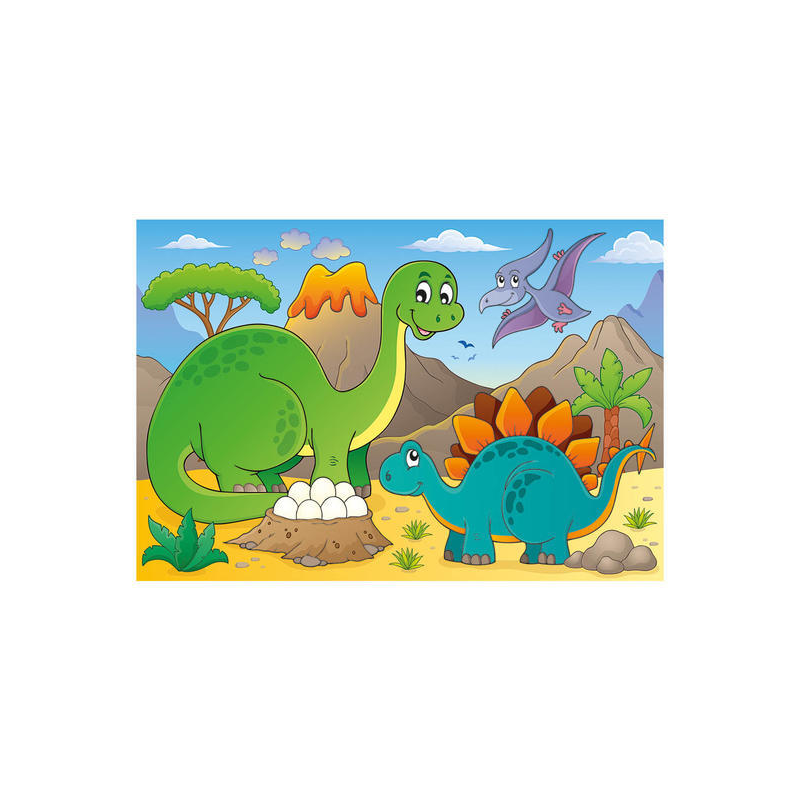  Puzzle - Dinozauri prietenosi (48 piese) 