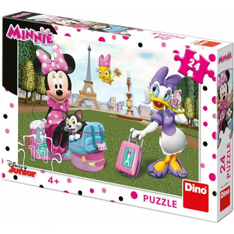 Puzzle - Minnie si Daisy (24 piese)