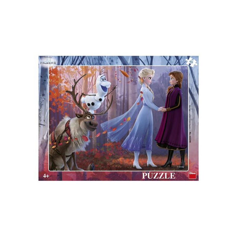 Puzzle cu rama - Frozen II (40 piese)
