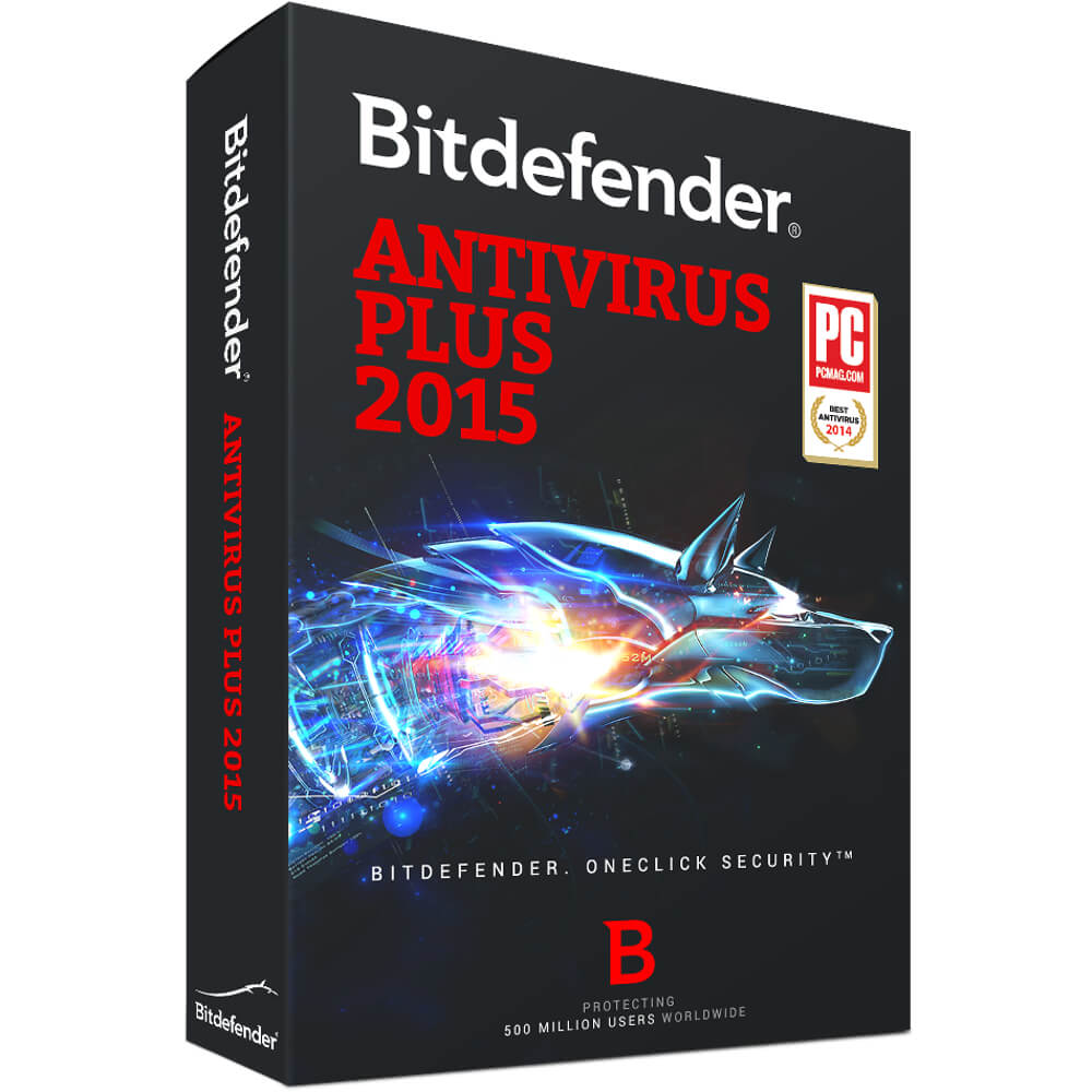Antivirus Bitdefender Plus 2015, 1 an, 1 utilizator, Retail