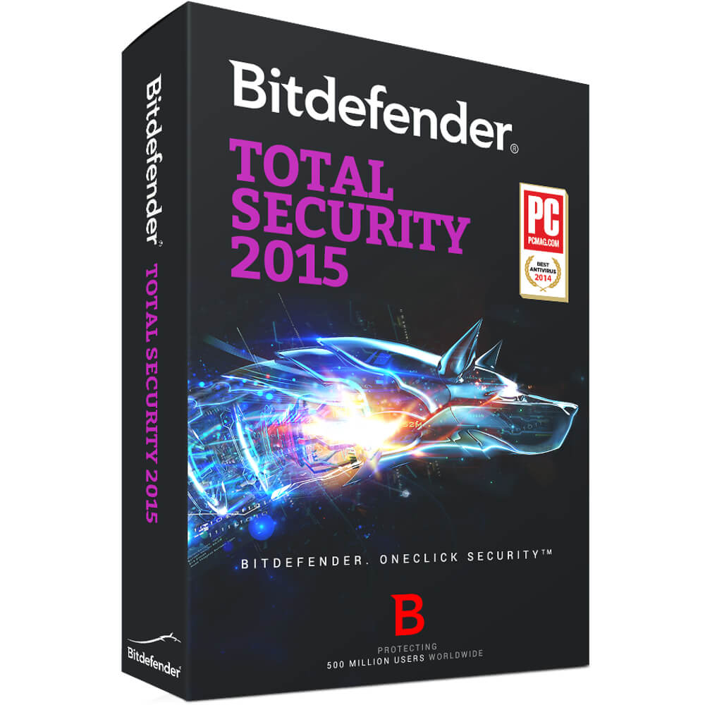 Antivirus Bitdefender Total Security 2015, 1 an, 1 utilizator, Retail