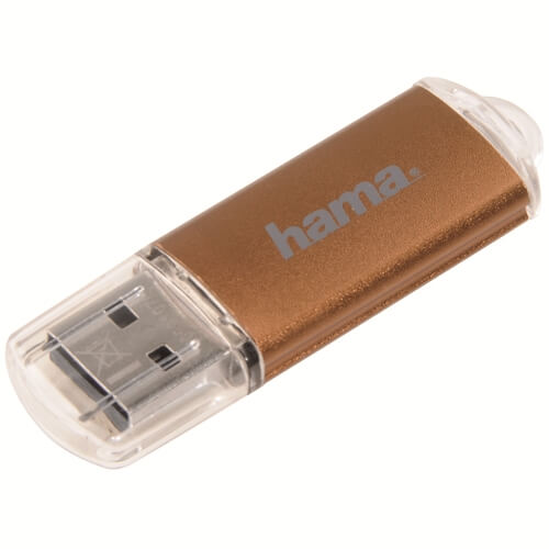 Memorie USB Hama Laeta 91076, 32GB, USB 2.0, Maro