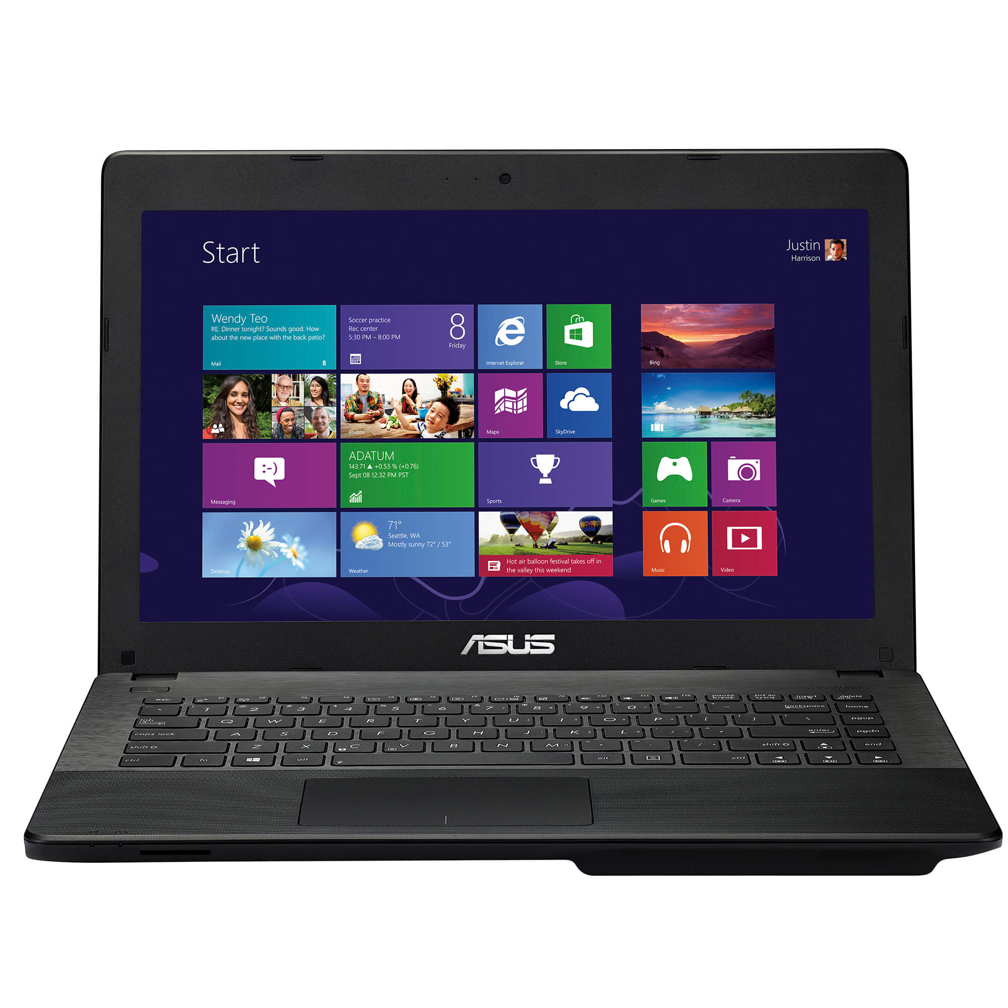  Laptop Asus X451MAV-VX295B, Intel Celeron N2840, 2GB DDR3, HDD 500GB, Intel HD Graphics, Windows 8 