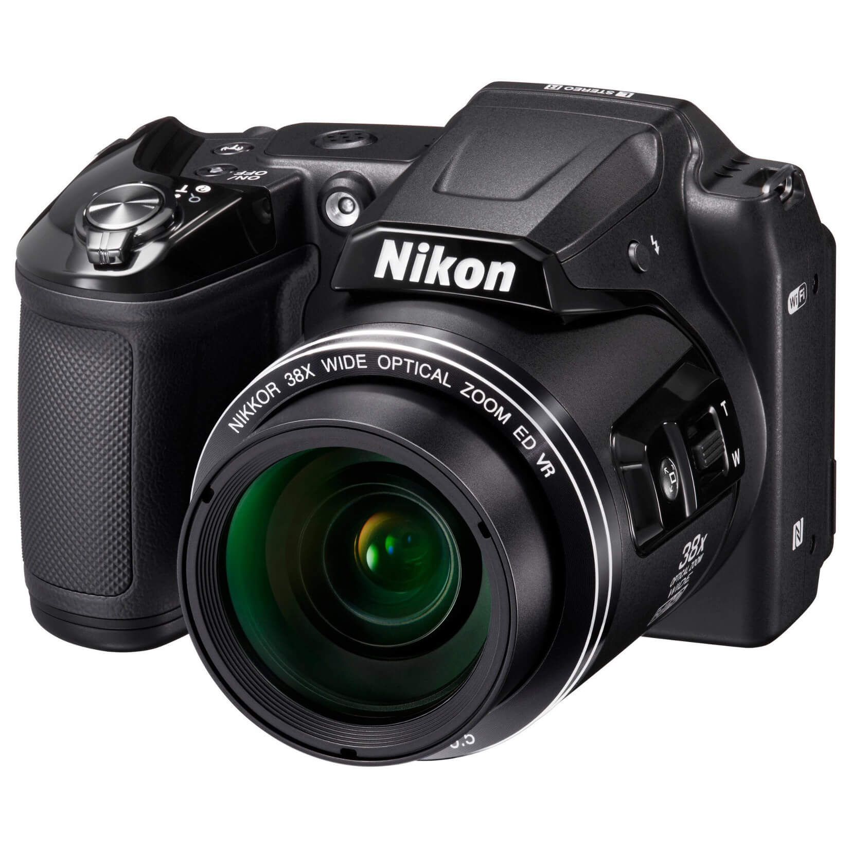  Aparat foto digital Nikon Coolpix L840, 16 MP, Geanta, Card 8GB, Incarcator, Negru 