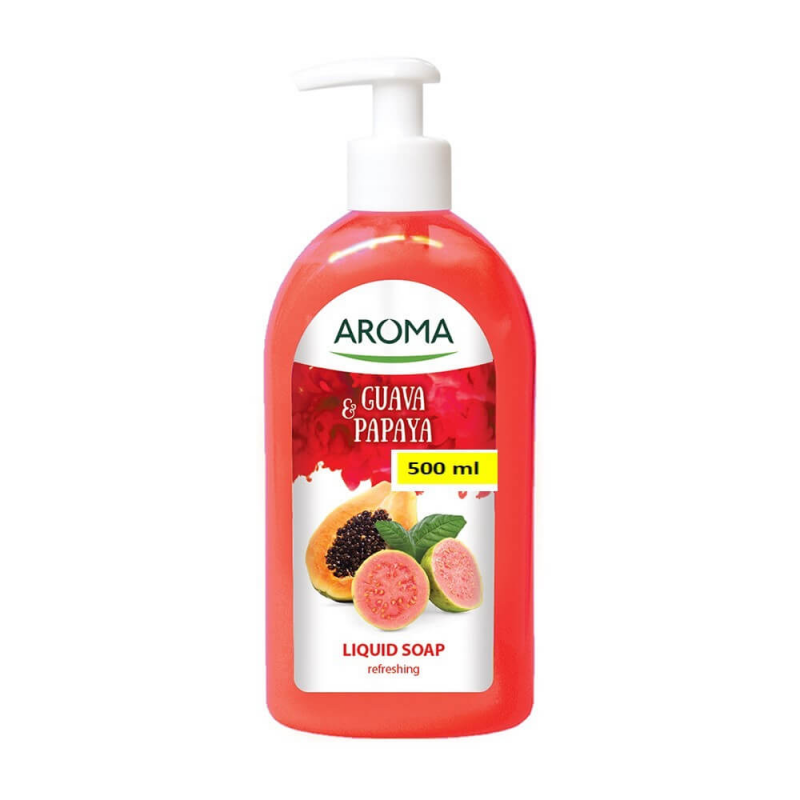  Sapun Lichid AROMA Guava & Papaya, 500 ml 