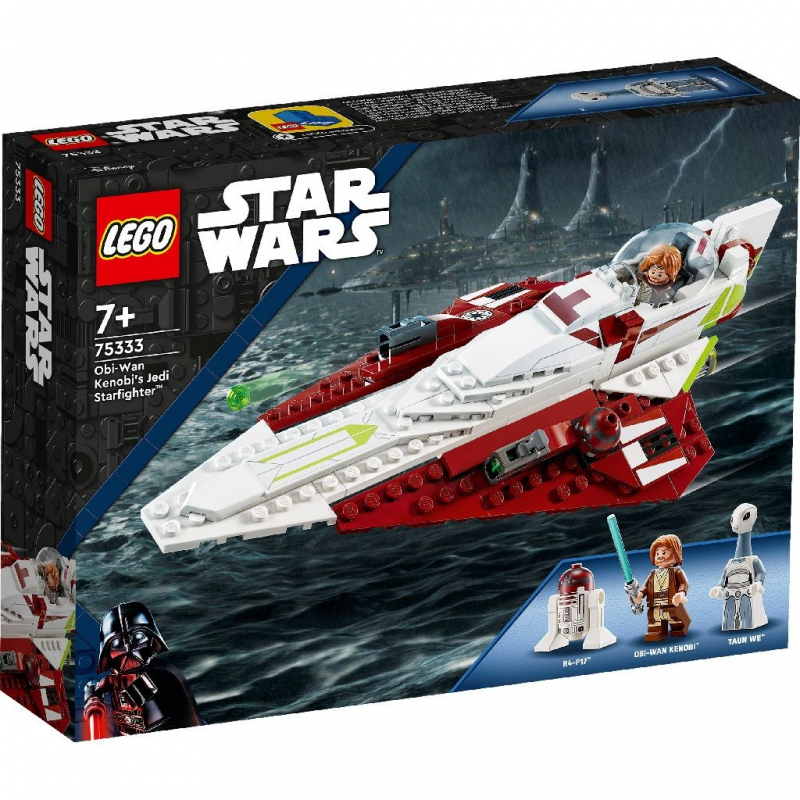 LEGO® Star Wars™ - Jedi Starfighter™-ul lui Obi-Wan Kenobi™ 75333, 282 piese