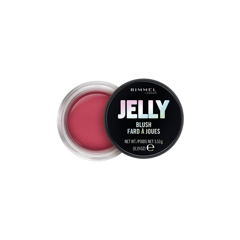 Fard de obraz jeleu, Rimmel London, Jelly Blush, 002 Cherry Popper, 5.53 g