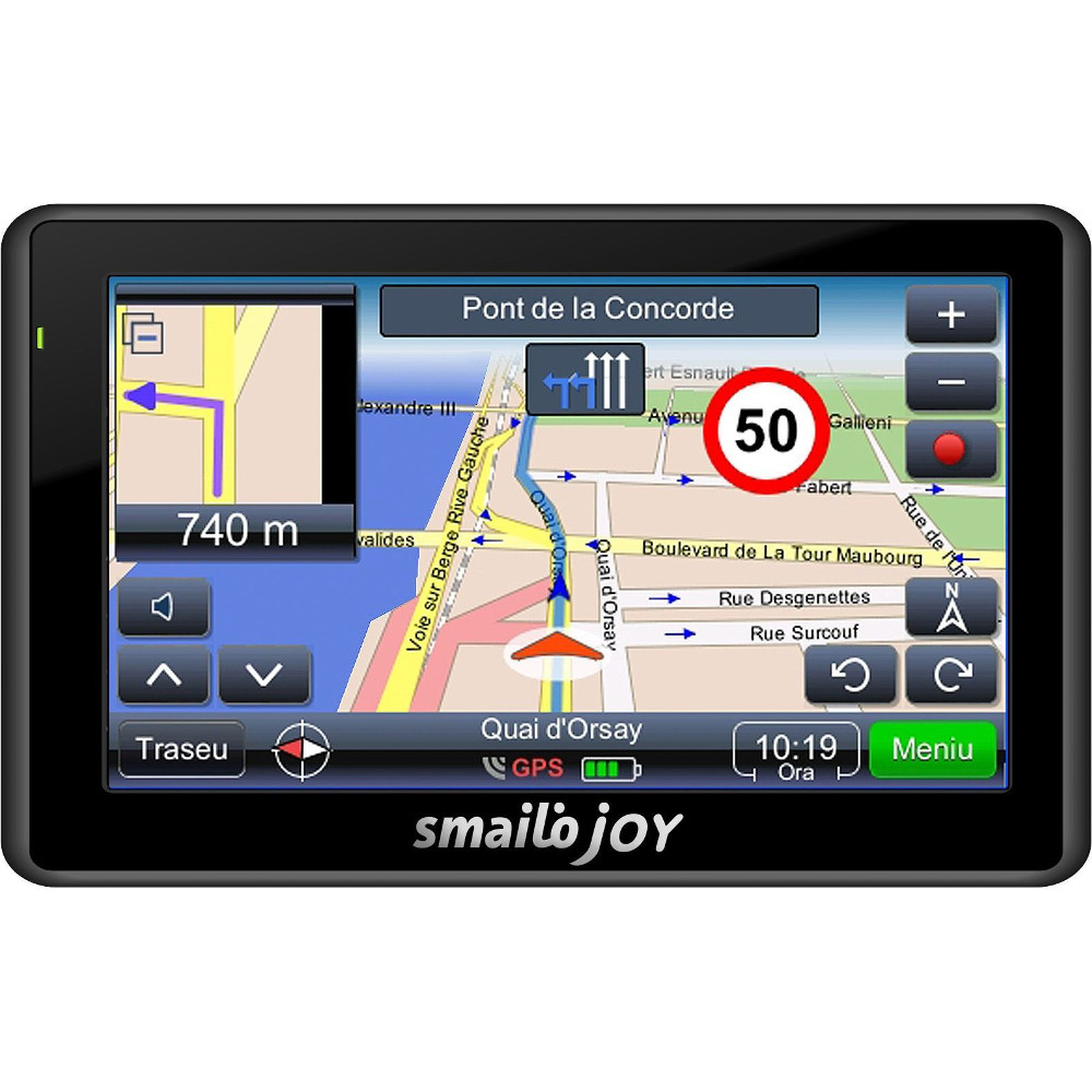  Navigatie GPS Smailo Joy LMU, 4.3 inch, Full Europe + Update gratuit al hartilor pe viata 